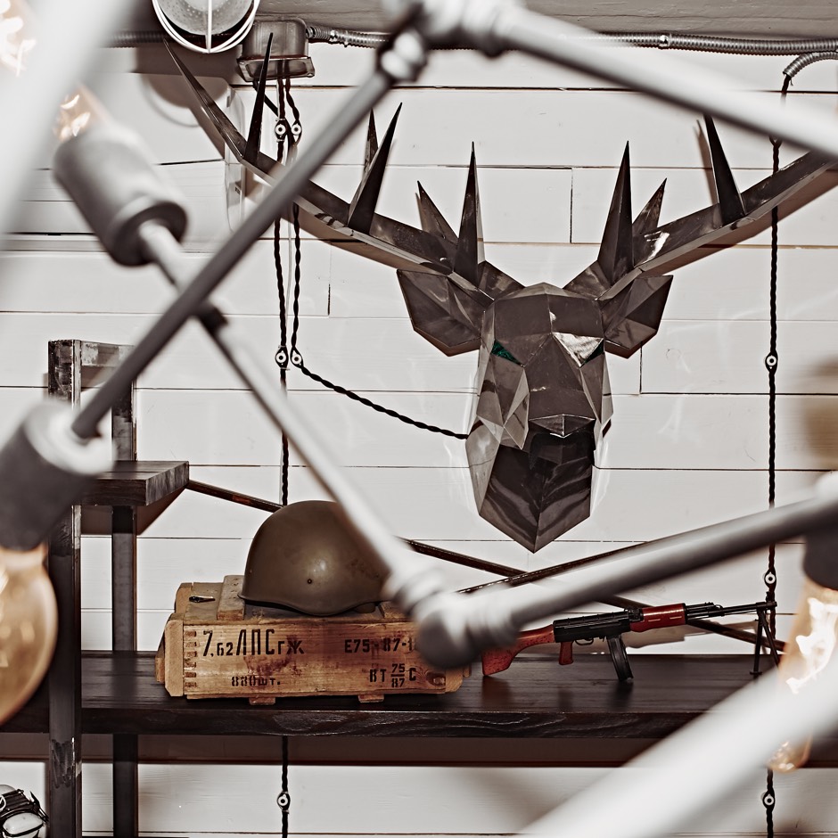 Интерьер в барбершопе