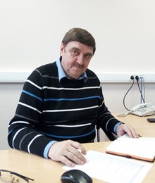 На фотографии Домников Михаил